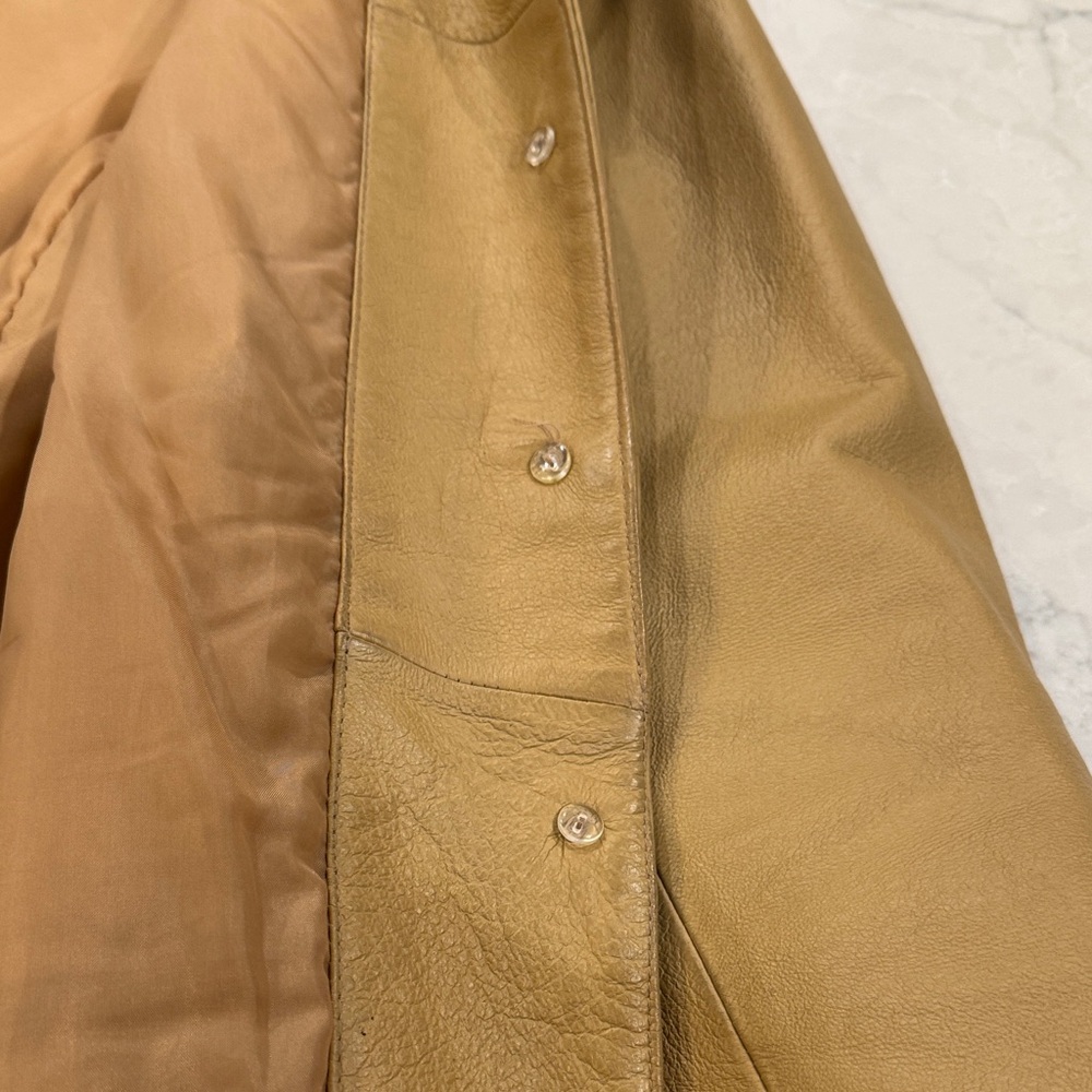 Tan Women's Jacket - Picture 7 of 9